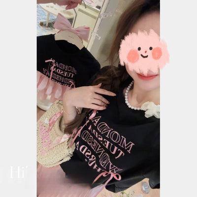 Conjunto Infantil Falda Plisada Estilo Occidental con Camiseta Estampada - Image 4