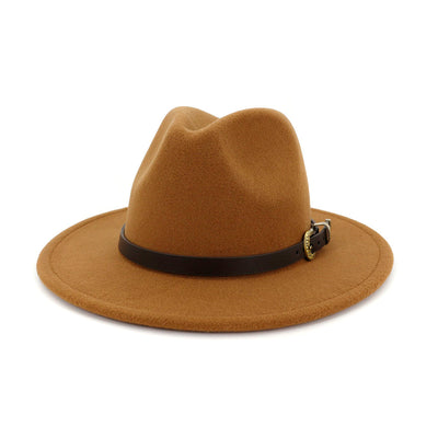 Sombrero Clásico de Lana Británica para Mujer con Ala Ancha - Image 11