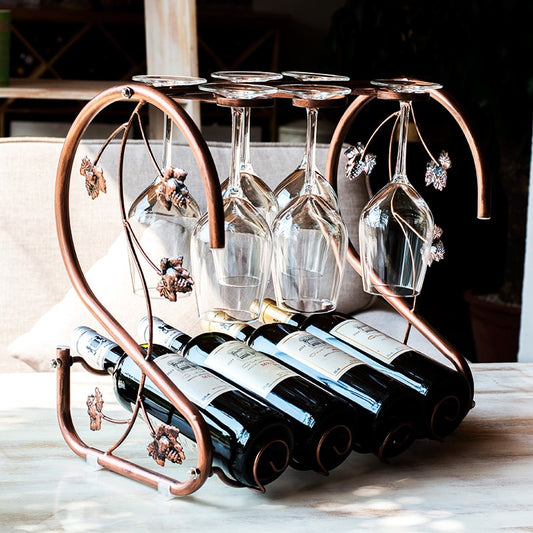 Soporte Elegante para Copas de Vino Europeo