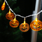 Set de 3 Linternas Decorativas de Calabaza para Halloween