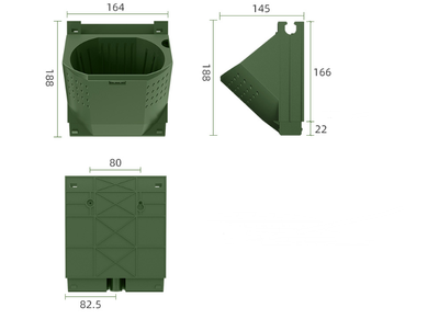 Macetero Vertical Apilable para Plantas Suculentas y Bonsái - Image 5