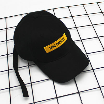Gorra de Béisbol Estilo Coreano con Bordado de Letras y Visera Curva - Image 5