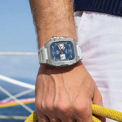 Correa de Reloj con Caja de Diamantes - Image 14