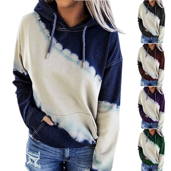 Sudadera Hoodie Tie-Dye con Mangas Largas