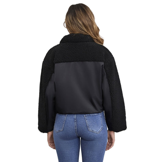 Abrigo de Lana de Cordero Oversized Retro de Manga Larga para Mujer - Image 5