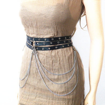 Cadena de Cintura Estilo Punk con Diseño Cóncavo - Image 5