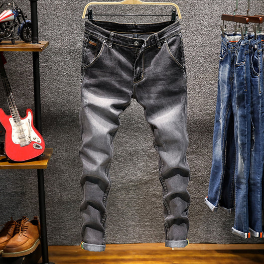 Jeans de Moda Primavera Hombre - Pantalones Elásticos Ajustados Europeos - Image 8