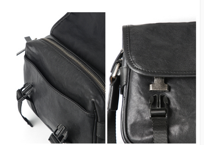 Bolsa de Cuero para Hombre con Correa Cruzada Ajustable - Image 16