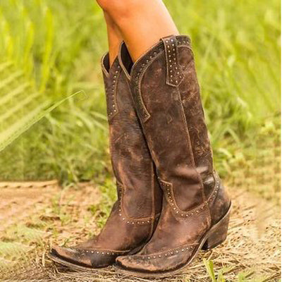 Botas Retro con Tachas para Mujer - Image 5