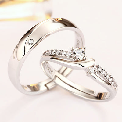 Anillo de Pareja Minimalista - Diseño Simple y Elegante