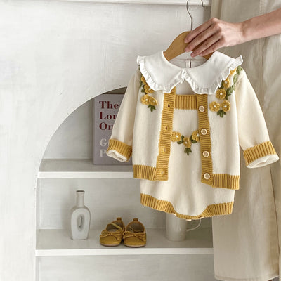 Abrigo Tejido en Crochet 3D para Niñas - Image 15
