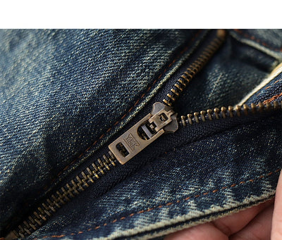 Jeans Retro Holgados Pesados para Hombre - Casual Clásico - Image 12