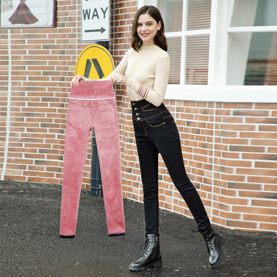 Jeans de Terciopelo Talle Alto Grueso - Colección Invierno - Image 21
