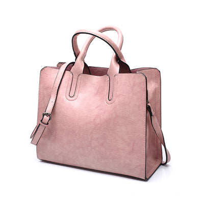 Bolso de Hombro Retro en 8 Colores - Bolsa Tote de Cuero Encerado Versátil - Image 7