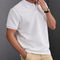 Polo Casual de Manga Corta con Textura Jacquard para Hombre