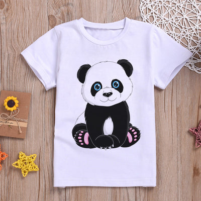 Playera Estampado Panda Manga Corta - Image 10