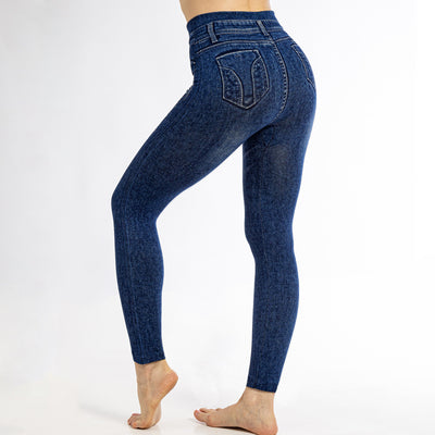 Leggins de Algodón Elasticidad Cuádruple con Control de Abdomen - Image 12