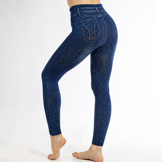 Leggins de Algodón Elasticidad Cuádruple con Control de Abdomen - Image 12