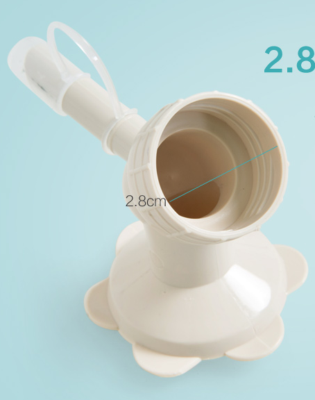 Regadera Transparente de Boca Larga - Diseño Ergonómico Curvo - Image 9