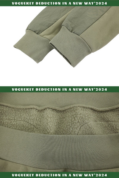 Sudadera Acolchada con Capucha y Bolsillos - Mangas Raglán en Terciopelo - Image 10