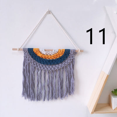 Tapiz Tejido a Mano en Algodón con Borlas Decorativas - Image 18