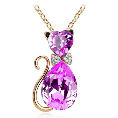 Collar Gatito Adorable con Moño y Cristales Brillantes - Image 12