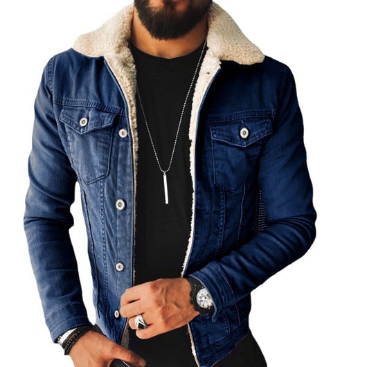 Chaqueta Denim con Forro de Lana de Cordero - Image 5