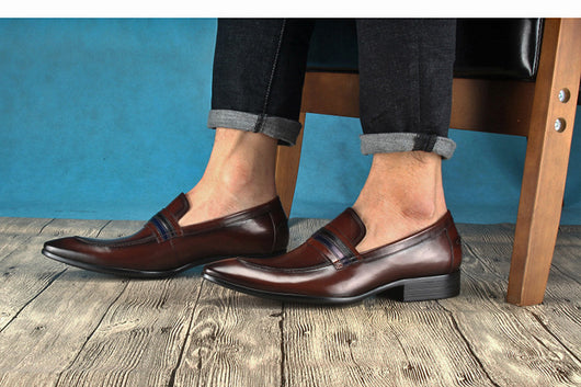 Zapatos de Cuero para Hombre Mocasines Elegantes - Image 22