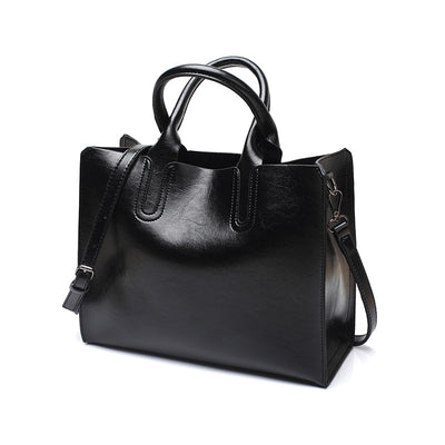 Bolso de Hombro Retro en 8 Colores - Bolsa Tote de Cuero Encerado Versátil - Image 6
