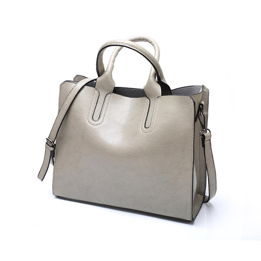 Bolso de Hombro Retro en 8 Colores - Bolsa Tote de Cuero Encerado Versátil - Image 10