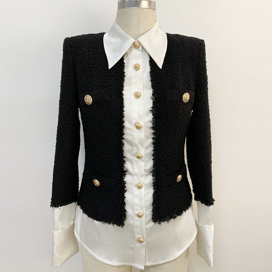 Chaqueta de Botones con Bordado de León - Image 8
