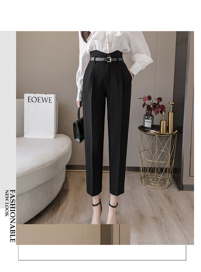 Pantalones Harem Cintura Alta para Mujer - Pantalones Frescos de Verano - Image 11