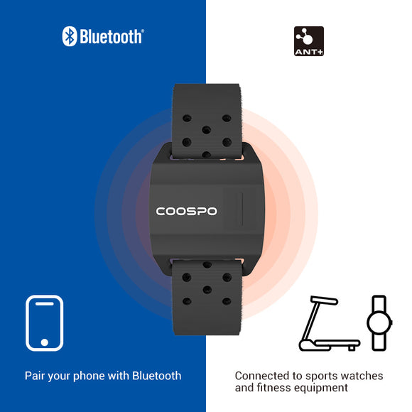 Pulseira Esportiva Impermeável com Monitor de Frequência Cardíaca para Ciclismo
