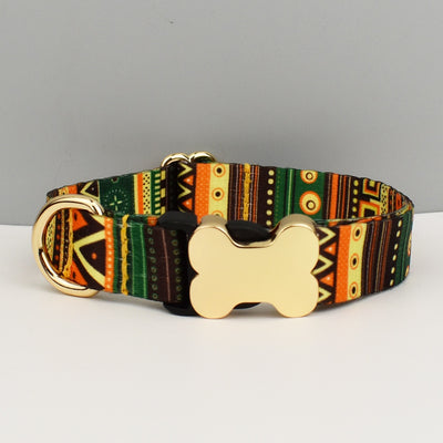 Collar para Mascotas con Diseño Étnico y Hebilla de Hueso - Image 28