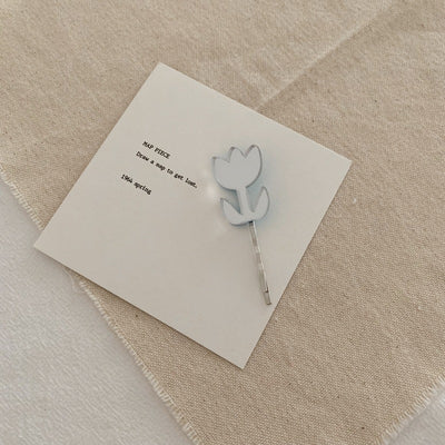 Pasador Floral con Corazón - Clip Romántico para Flequillo - Image 8