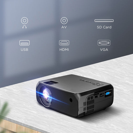 Proyector Portátil Full HD con Sincronización de Pantalla