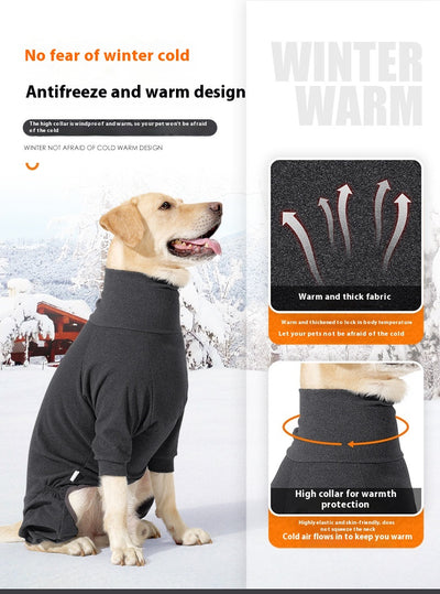 Abrigo Polar para Perros con Cuello Alto - Protección Térmica Completa - Image 9