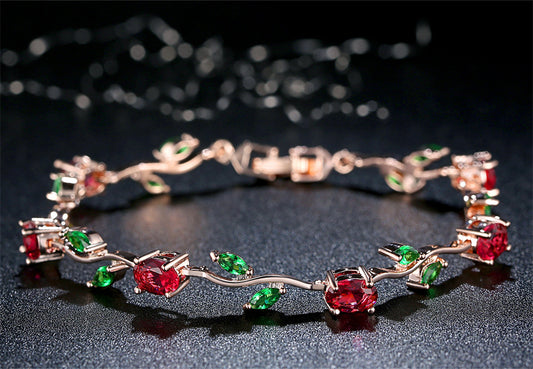 Pulsera de Cristal Chapada para Mujer - Image 2