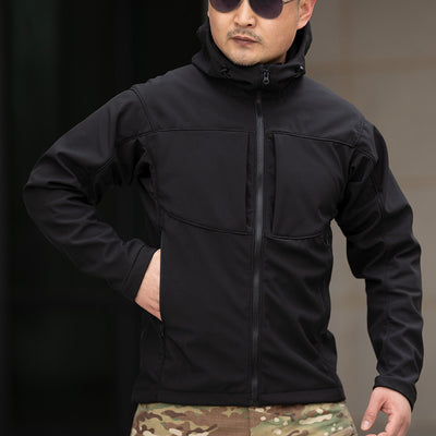 Chaqueta Cortavientos Ligera con Forro Polar y Capucha para Hombre - Image 13