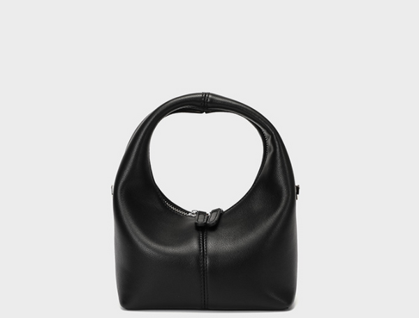 Bolso Bandolera Cuero Genuino Diseño Francés Minimalista para Mujer