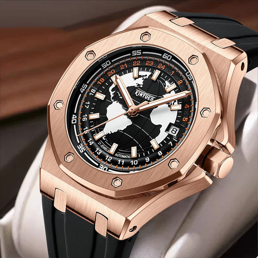 Reloj Mecánico Automático para Hombre con Esfera Calada
