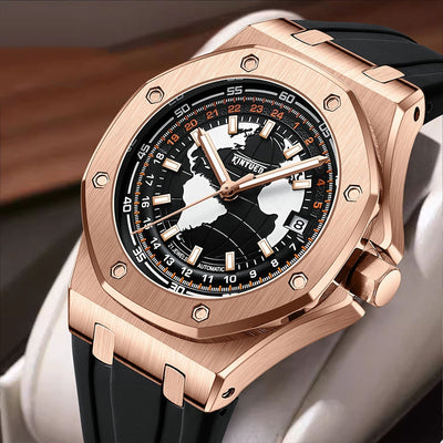 Reloj Mecánico Automático para Hombre con Esfera Calada