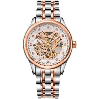Reloj Mecánico Automático Luminoso de Acero Inoxidable con Diseño Hueco - Image 8