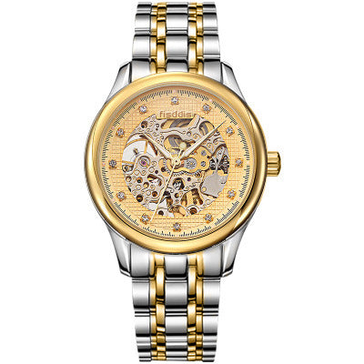 Reloj Mecánico Automático Luminoso de Acero Inoxidable con Diseño Hueco - Image 5
