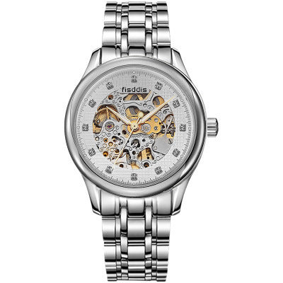 Reloj Mecánico Automático Luminoso de Acero Inoxidable con Diseño Hueco - Image 7