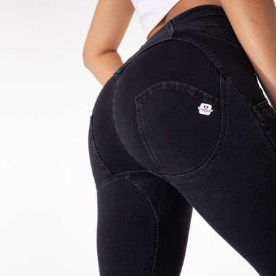 Pantalones Yoga Denim Talle Alto Levantacaderas Melocotón - Image 5