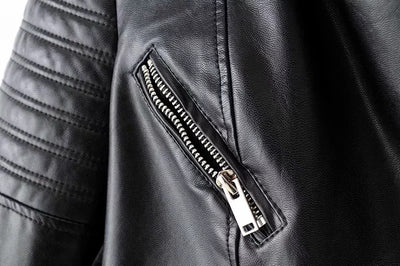 Chaqueta de Cuero para Motocicleta Mujer - Image 8