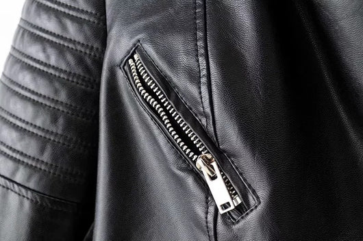 Chaqueta de Cuero para Motocicleta Mujer - Image 8
