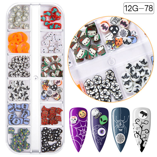 Set de Manicura Halloween Arcilla Suave - Calabazas, Demonios, Arañas y Fantasmas - Image 6