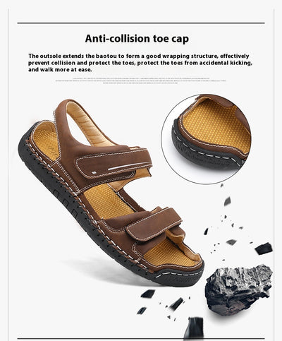 Sandalias de Cuero para Hombre Estilo Casual Moderno - Image 19